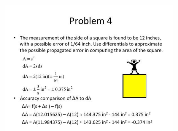problem 4 the measurement of the side of a square is found to be 12 ...