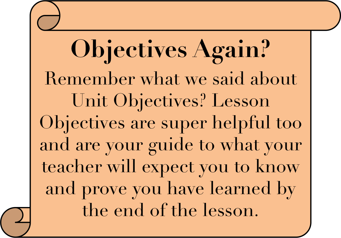 Objectives information
